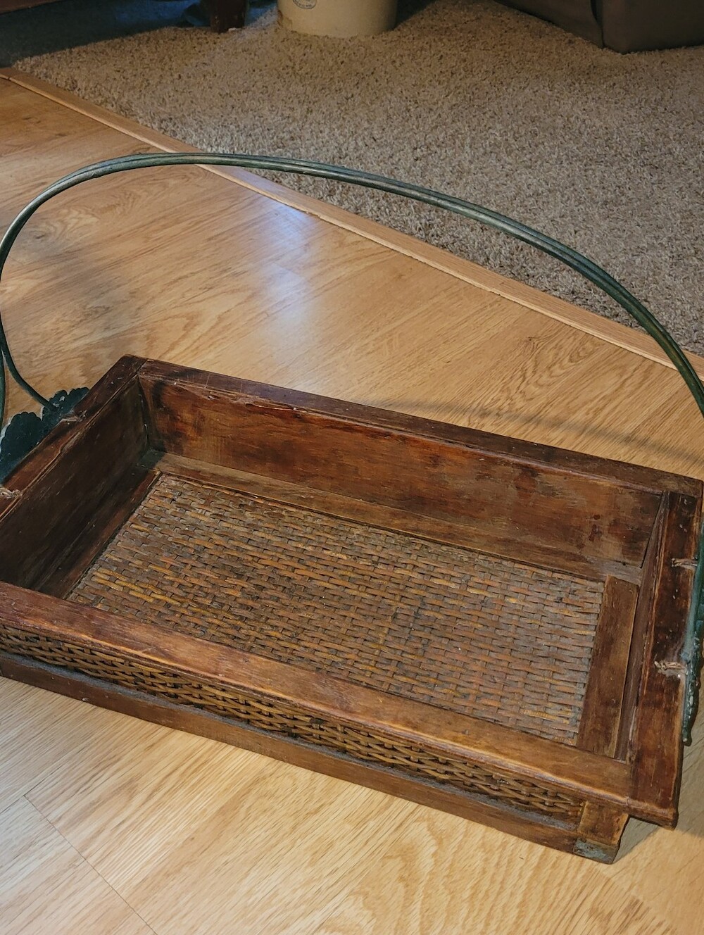 Vintage Wooden Tray - Picture 3 of 13